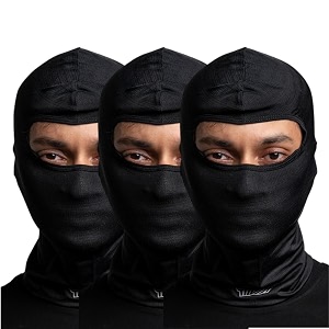 tiivra pro ventilation balaclava for bikers 4 way stretch uv protected full face mask for riding cyclingsun amp dust protection