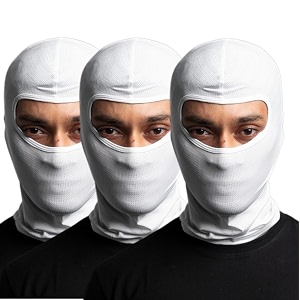 tiivra pro ventilation balaclava for bikers 4 way stretch uv protected full face mask for riding cyclingsun amp dust protection