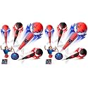 TIKAFONY Spider Rocket Launcher for Kids, 4 Rockets with Web Air Pump, Stomping Launch Toys, Outdoor Spider Toys Gifts for 3-10 Year Old Boys & Girls (Pack of 2)