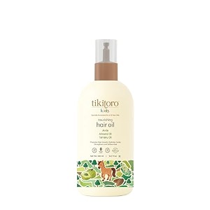 tikitoro kids nourishing hair oil 100 vegan with bringha amla olive amp argan promotes amp conditions hair growth amp scalp non-sticky non-smelly amp non-greasy no paraben amp sulphate 150 ml