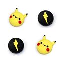 TIKOdirect Cute Thumb Grip Caps Compatible with Switch Joy-con/OLED/Switch Lite, Kawaii Joystick Cap Grip 4PCS Soft Silicone Protective Ergonomic Button Cover, Yellow P