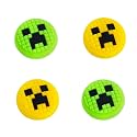 TIKOdirect Cute Thumb Grips Caps Compatible with Switch 1/OLED/Lite Joy con, Kawaii Joystick Cap Grip 4PCS Soft Silicone Switch Thumb Grips Protective Ergonomic Button Cover, Green