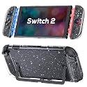 TIKOdirect Easy Dockable Glitter Case Compatible with Nintendo Switch 2