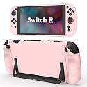 TIKOdirect Hard Protective Case for Switch 2, Dockable Cover Case, Pink