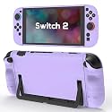 TIKOdirect Hard Protective Case for Switch 2, Dockable Cover Case, Purple