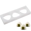 TIKUSAN Onigiri Mold Musubi Maker Japanese Rice Ball Press Onigiri Mold Tray BPA Free Made in Japan Kanto Style (Large 3 Molds)