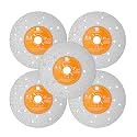 Tile Cutter Diamond Saw Blade - 3 inch Glass Cutter Disc (5pcs), Granite Cutting Disc, Diamond Grinder Wheel for Rock Slab, Porcelain Ceramic Glass Marble Glass Diamond Cutting Discs