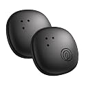 Life360 Tile Sticker - Small Bluetooth Tracker, Remote Finder and Item Locator for Bikes, Glasses and More. Both iOS and Android Compatible. Phone Finder. 2-Pack (Black)