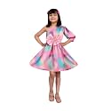 TILISM Girls Multicolor One Shoulder Dress