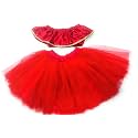 TILISM New Born Baby Tutu Crop Top Skirt Dress with Hairband