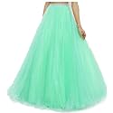 TILISM Women39s and Girls Solid Satin Long