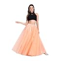 TILISM Women39s and Girls Solid Satin Long