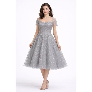 TILISM Womens Sparkle Romance Dress