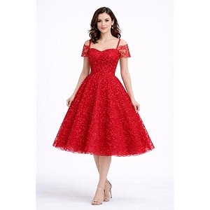 TILISM Womens Sparkle Romance Dress