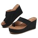 Tilocow Wedge Bunion Sandals for Women Platform