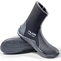 Tilos TruFit Dive Boots - Ergonomic Scuba Booties, 3-7mm