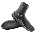 Tilos TruFit Dive Boots - Ergonomic Scuba Booties, 3-7mm