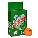 TIMA Table Tennis Balls - Orange Table Tennis Balls - 38mm Official Weight Balls - Three Star Professional Balls - 6 Pack (Orange) Table Tennis Balls