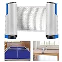 Tima Table Tennis/ Ping pong Portable Ping Pong Net – Retractable Table Tennis Net for Any Table ,Colour May vary