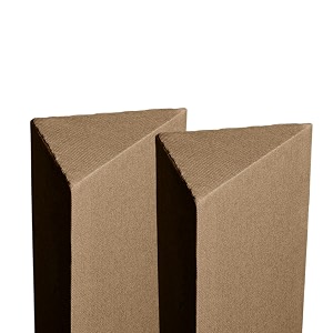 timber acoustics tri bass traps  absorption for balanced amp clear audio  acoustic room treatment  rockwool  nrc  090 set of 2 dark beige 139x439x934