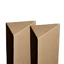Timber Acoustics® Tri Bass Traps | Absorption for Balanced & Clear Audio | Acoustic Room Treatment | Rockwool | NRC = 0.90 [SET OF 2] (Beige, 2'x4'x18")
