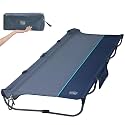 TIMBER RIDGE 20-Second Quick Set-Up Camping Cot, Aluminum Folding Cot