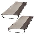 TIMBER RIDGE 20-Second Quick Set-Up Camping Cot, Aluminum Folding Cot