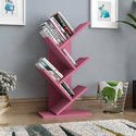 TimbWorld Engineered Wood Tree Shape Book Shelf Suitable For Small Books Engineered Wood Open Book Shelf