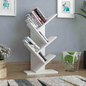 TimbWorld Engineered Wood Tree Shape Book Shelf Suitable For Small Books Engineered Wood Open Book Shelf