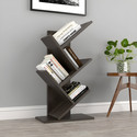 TimbWorld Engineered Wood Tree Shape Book Shelf Suitable For Small Books Engineered Wood Open Book Shelf