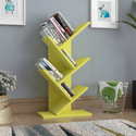 TimbWorld Engineered Wood Tree Shape Book Shelf Suitable For Small Books Engineered Wood Open Book Shelf