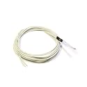 100K ohm NTC 3950 Thermistor/Temperature Sensor for 3D Printer Extruder or Heated Bed Pre-Wired with Teflon Insulated Wiring (Quantity 5pcs with 1m Wire)