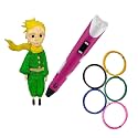 2nd Generation 3D Pen with Charger, Stand &amp; LCD Display for Kids &amp; Adults + 5 Colors of 10 Mtrs Each Filament Pack | Free 3 Colors of 3m Each Filament - Pink (3D Pen + Filament)