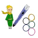 2nd Generation 3D Pen with Charger, Stand &amp; LCD Display for Kids &amp; Adults + 5 Colors of 10 Mtrs Each Filament Pack | Free 3 Colors of 3m Each Filament - Purple (3D Pen + Filament)