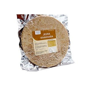 timeless food jeera khakhra 800g  handmade gujarati snacks  vacuum pack  light amp healthy treat