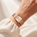 TIMEX Brown Octagonal Dial Analog Watch -