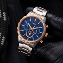 TIMEX Chronograph Blue Round Dial Analog Watch