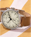 TIMEX Chronograph Cream Round Dial Analog Watch