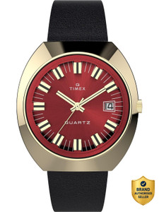 TIMEX Reissue Tonneau 39mm Burgundy Dial Analog