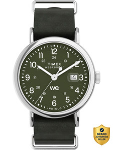 TIMEX TW2W87000UJ Weekender Round 40mm Green Dial