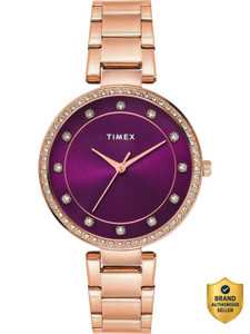 TIMEX TWEL18726 Trendline Round 35mm Purple Dial