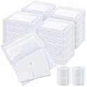 Timgle 400 Pcs 2" x 2" Split Gauze Pads 6 Ply with 2 Tape for Drain Tubes