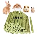 Timothy Hay Sticks 120 Pack Rabbit Chew Toys Guinea Pig Treats