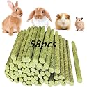 Timothy Hay Sticks 58 Pack Rabbit Chew Toys Guinea Pig Treats