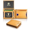 TiMOVO Slim Bifold Men's Wallet, RFID Blocking 2 ID Windows, Khaki