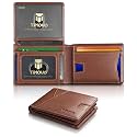TiMOVO Slim Bifold Men's Wallet, RFID Blocking 2 ID Windows, Dark Brown