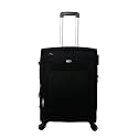 Timus Upbeat Spinner Black 55 and 75 cm 4 Wheel Strolley Suitcase for Travel