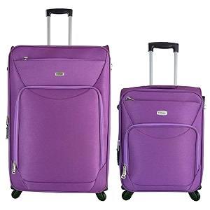 timus upbeat spinner wine 55 and 75 cm 4 wheel strolley suitcase for travel best check-in luggage expandable luggagebest bagsluggage with inbuilt combination lockbest waterproof luggage forwomen