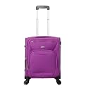 Timus Upbeat Spinner Wine 55 cm/20 inch Bags with 4 Wheel Soft Sided Cabin Trolley Suitcase/Spinner Luggage for Travel/Luggage with inbuilt Combination Lock/Best Waterproof Luggage for Men/Women
