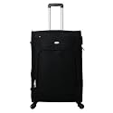 Timus Uppbeat Spinner 28 inch 75 cm Black 4 Wheel Trolley Check-in Luggage for Travel/Best Waterproof Luggage for Men/Women/Spinner Luggage for Travel/Luggage with inbuilt Lock